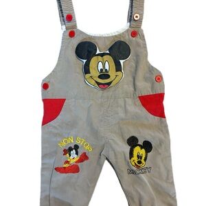 Vintage Mickey Overalls - 18-24 months